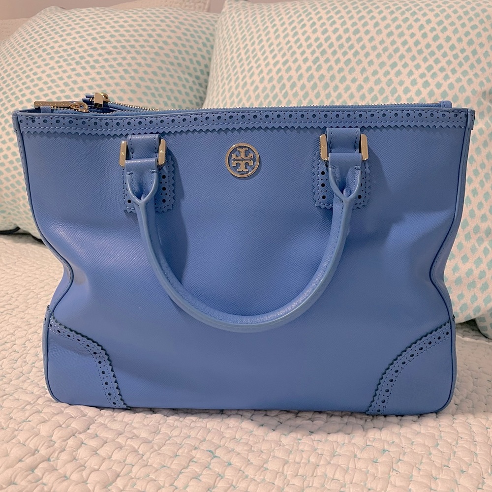 Brand New Tory Burch Robinson Spectator Double Zip Tote. Never Used!